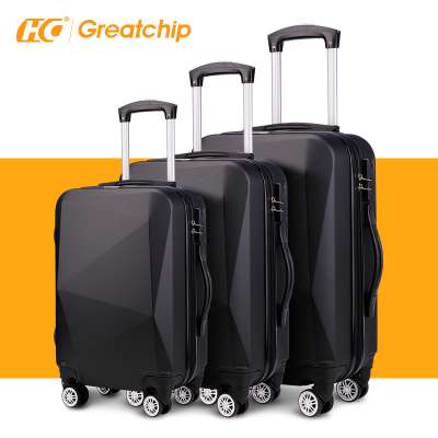 Diamond New Luggage Bags Supermarket Online ABS Hard Shell Suitcase 4 Spinner Travel Bags Luggage sets Trolley